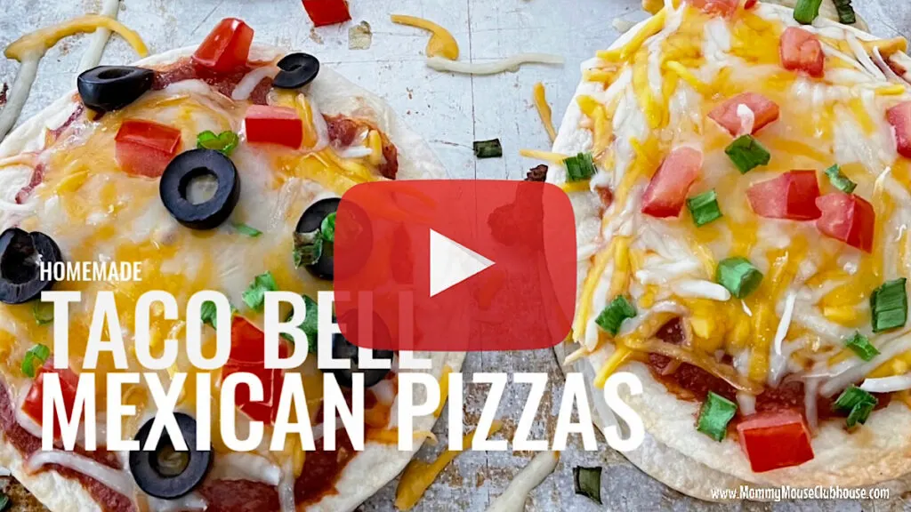 Taco Bell Mexican Pizzas.