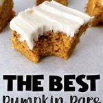 The best pumpkin bars.