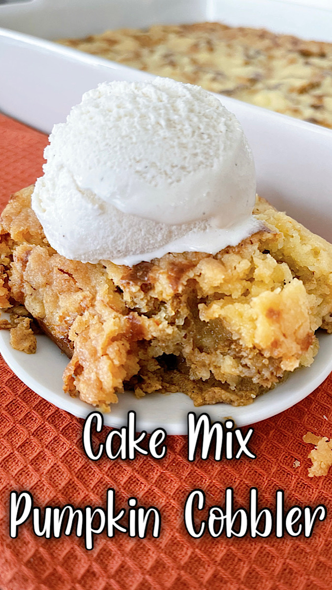 Cake Mix Pumpkin Cobbler - The Mommy Mouse Clubhouse