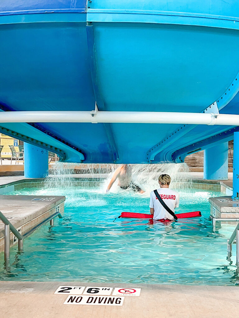 Tanzanian Twister slide at Kalahari Resort, Texas.