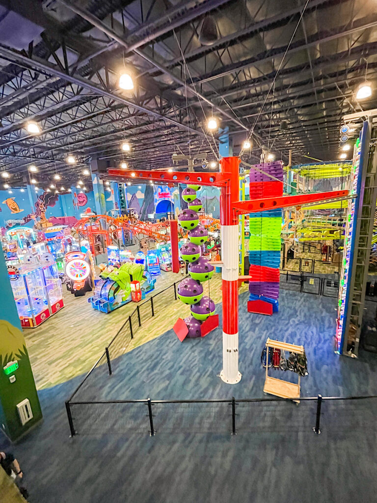 Tom Foolery's  indoor arcade at Kalahari Resort in Texas.