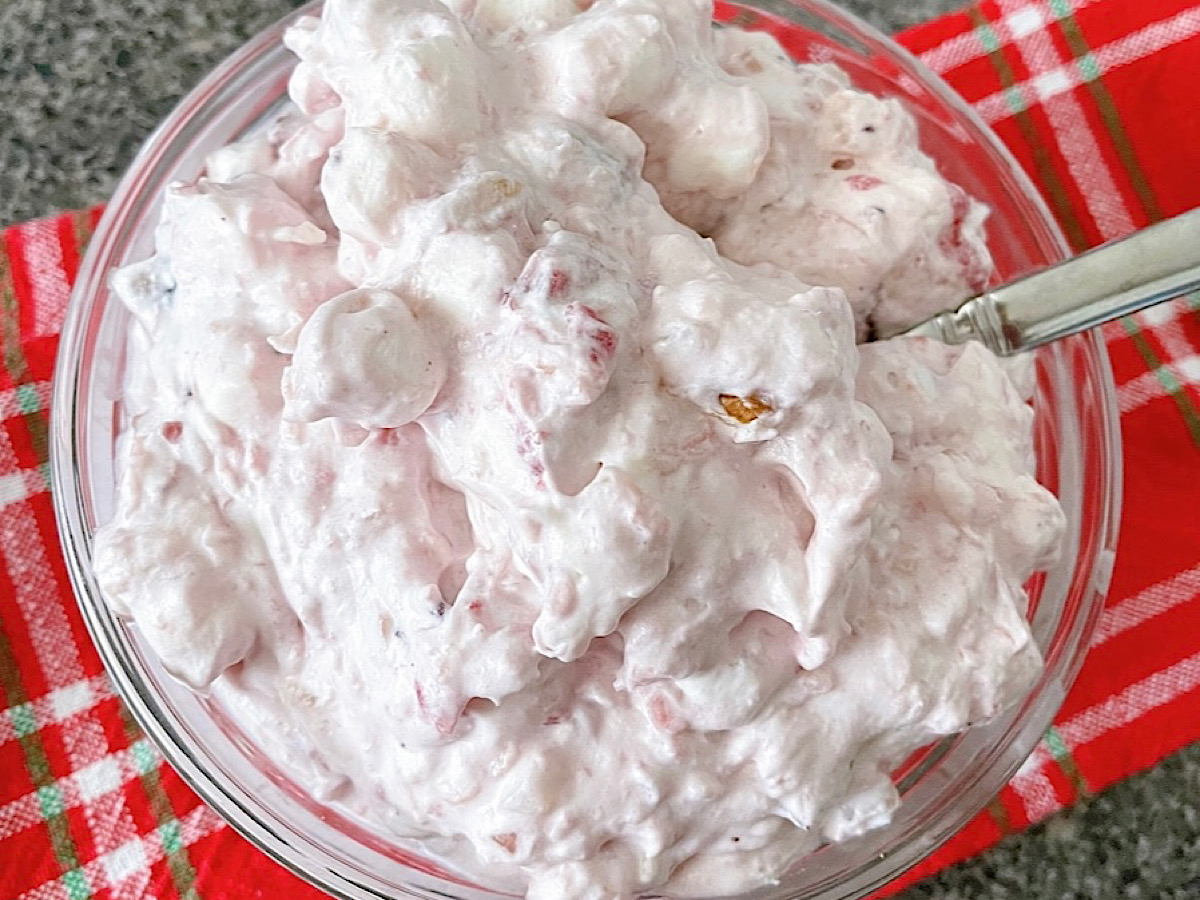 Cranberry Fluff Salad - The Mommy Mouse Clubhouse