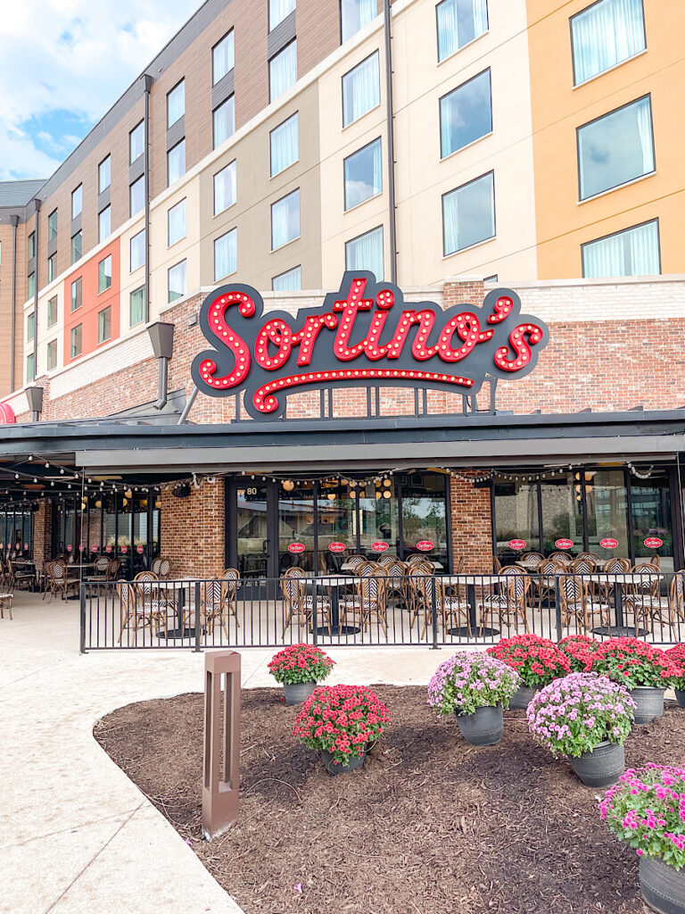 Sortino's Italian Restaurant at Kalahari in Texas.