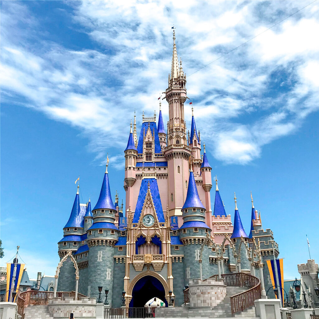 Cinderella castle at Walt Disney World.