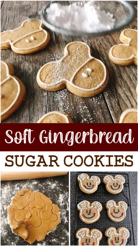 Soft Gingerbread Sugar Cookies
