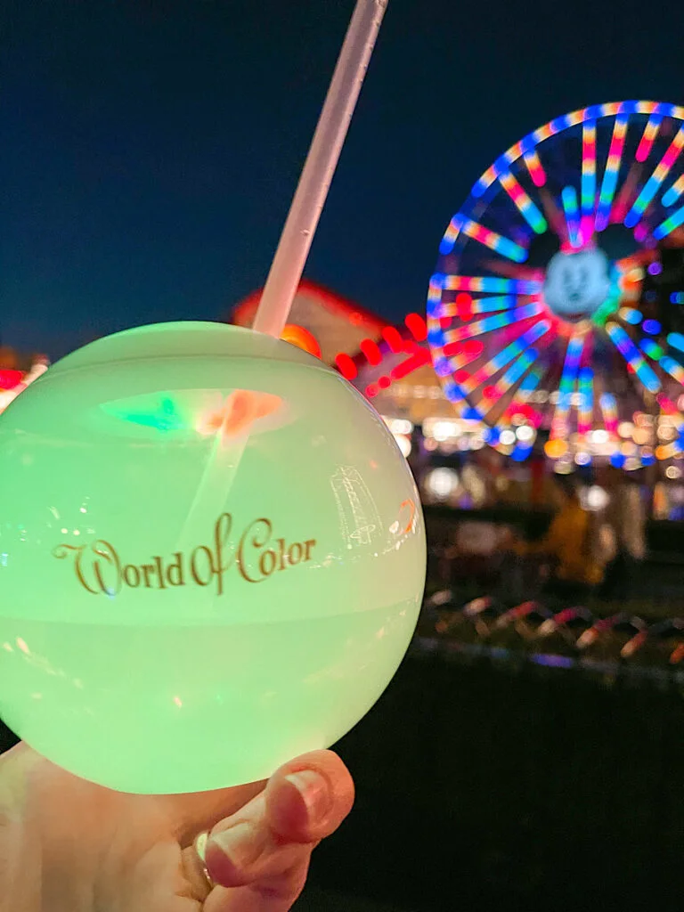 Round drink cup for kids from the World of Color Dessert Party.