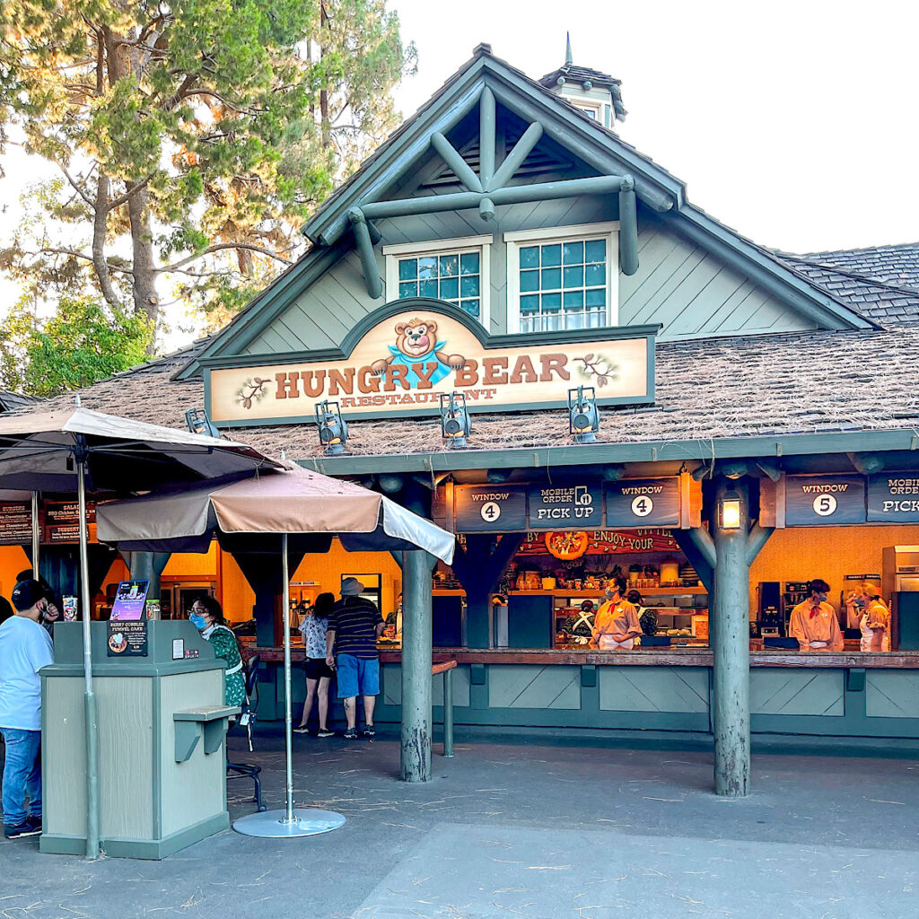 Hungry Bear Restaurant at Disneyland.