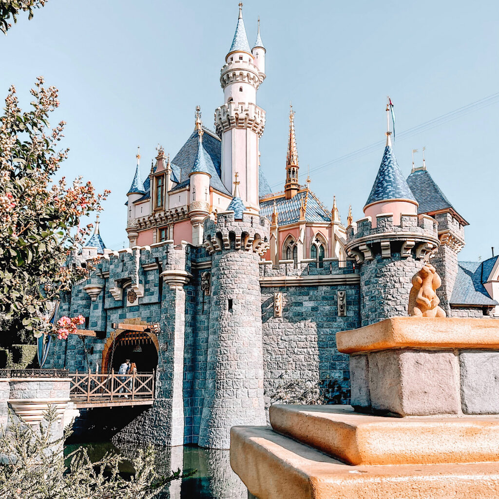 Sleeping Beauty Castle at Disneyland.