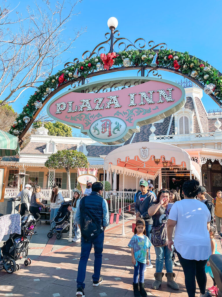 Plaza Inn restaurant at Disneyland.