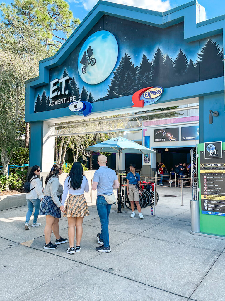 Entrance to E.T. Adventure at Universal Orlando.