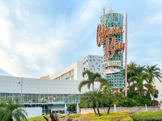 Entrance to Cabana Bay Beach Resort at Universal Orlando.