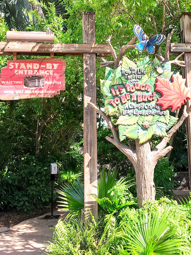 Entrance to the "It's Tough to Be a Bug" show at Disney's Animal Kingdom.