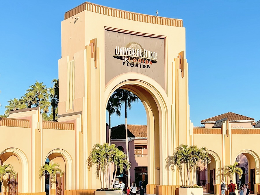 Entrance to Universal Studios in Orlando, Florida.