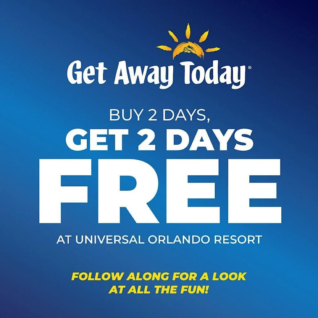 Universal Orlando ticket sale buy two days and get two days free.