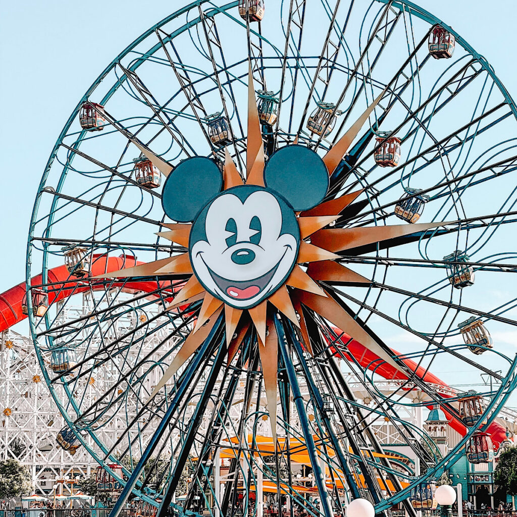 Pixar-Pal-A-Round Ferris Wheel at Disney California Adventure.