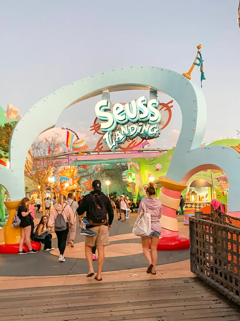 Entrance to Seuss Landing at Universal's Islands of Adventure.