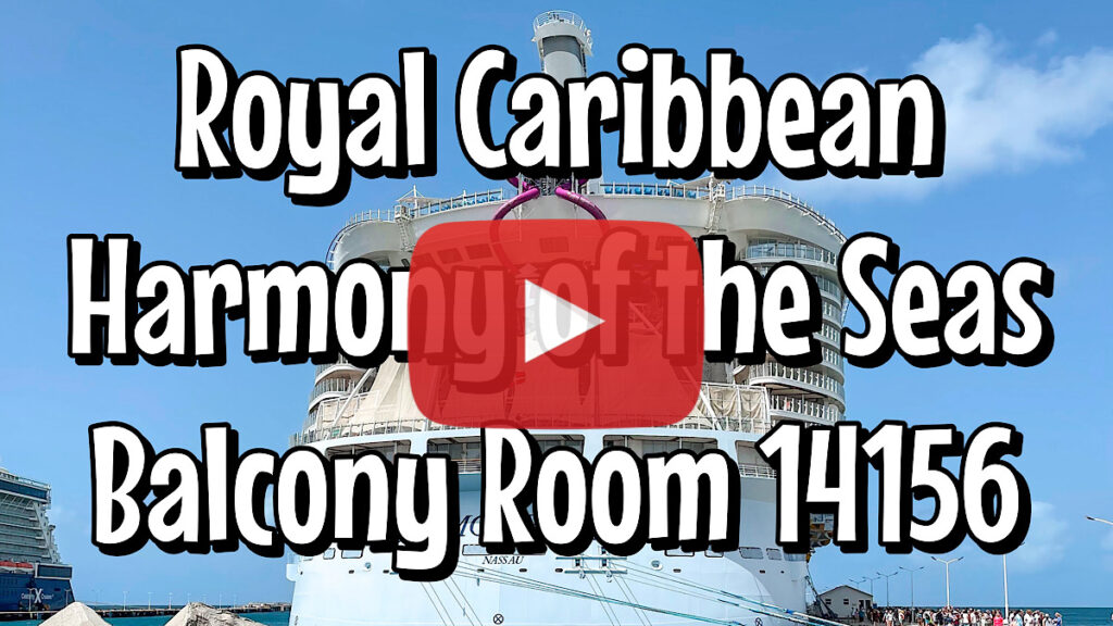 Royal Caribbean Harmony of the Seas room 14156 Youtube thumbnail.