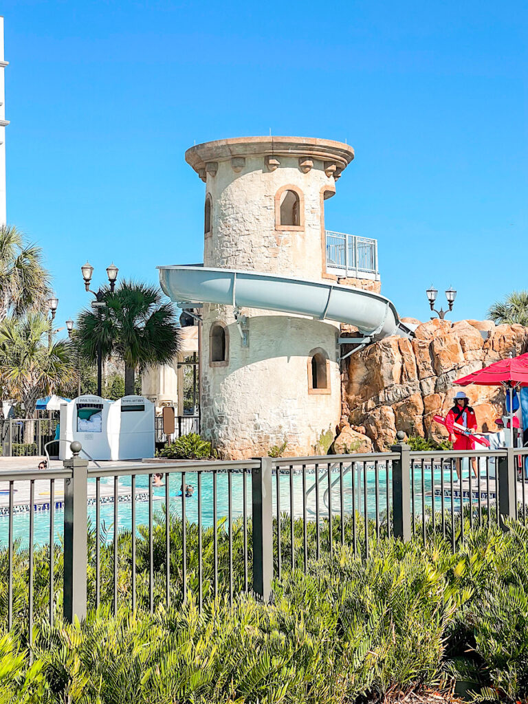 Water slide at Disney's Riviera Resort.