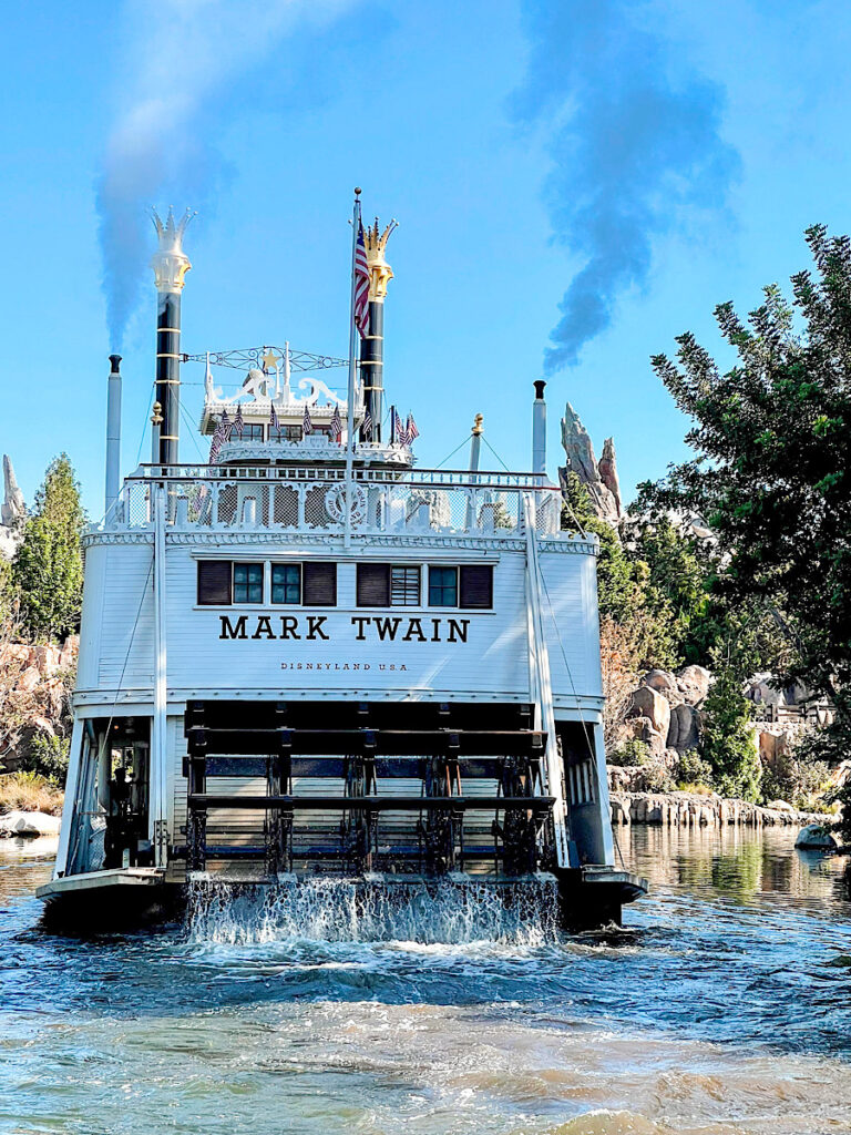 Mark Twain Riverboat at Disneyland.