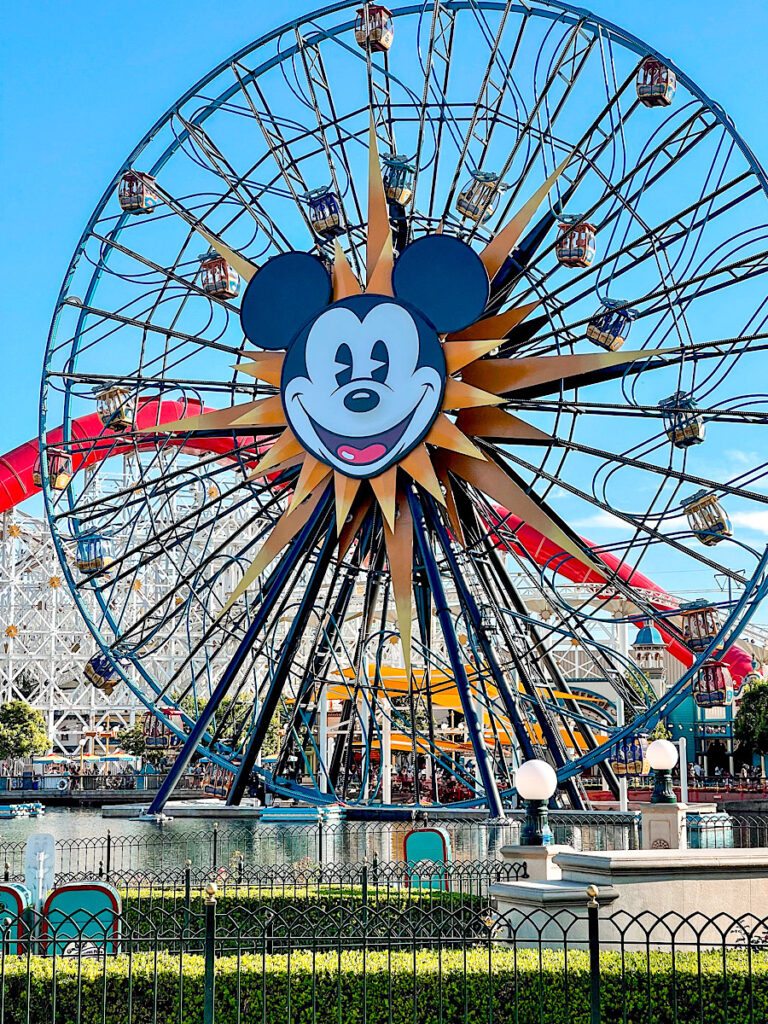 Pixar Pal-Around ferris wheel at Disney California Adventure.