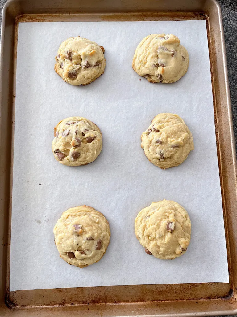 Freshly bake copycat Crumbl cookies.