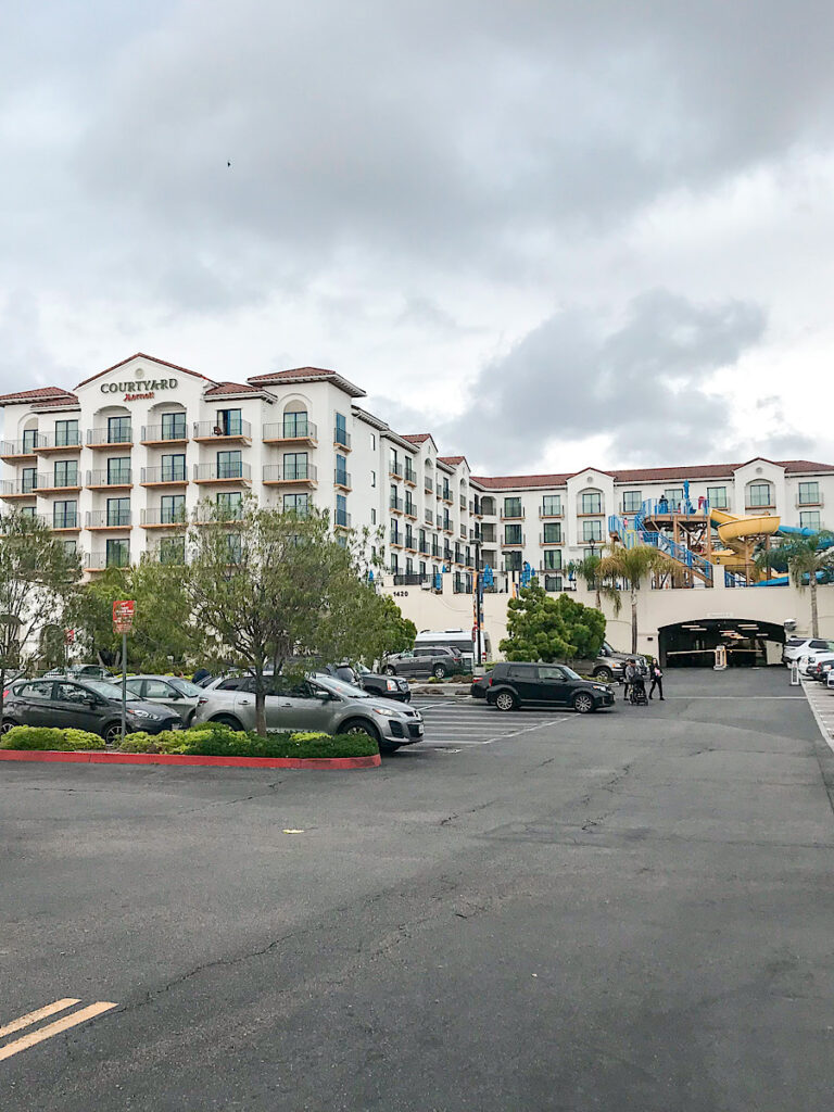 Marriott Courtyard Theme Park Entrance.