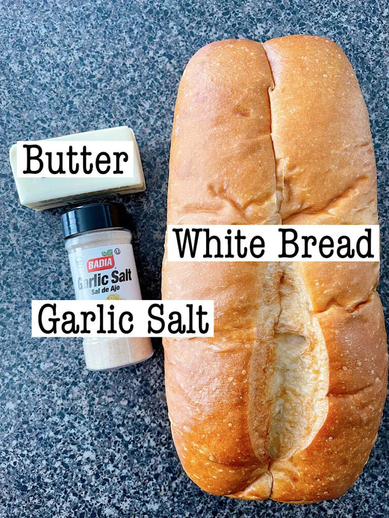 Ingredients to make copycat Raising Cane's Bread.
