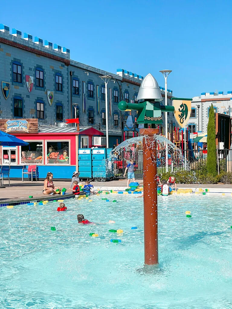 Legoland Castle pool.