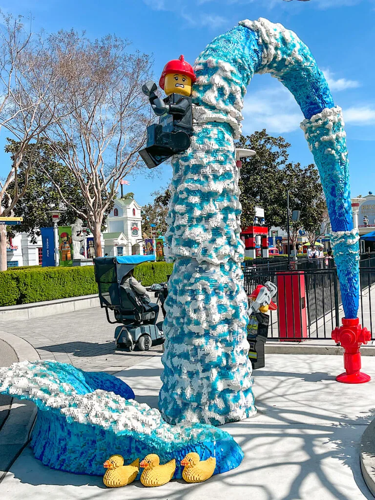Lego decoration at Legoland California.