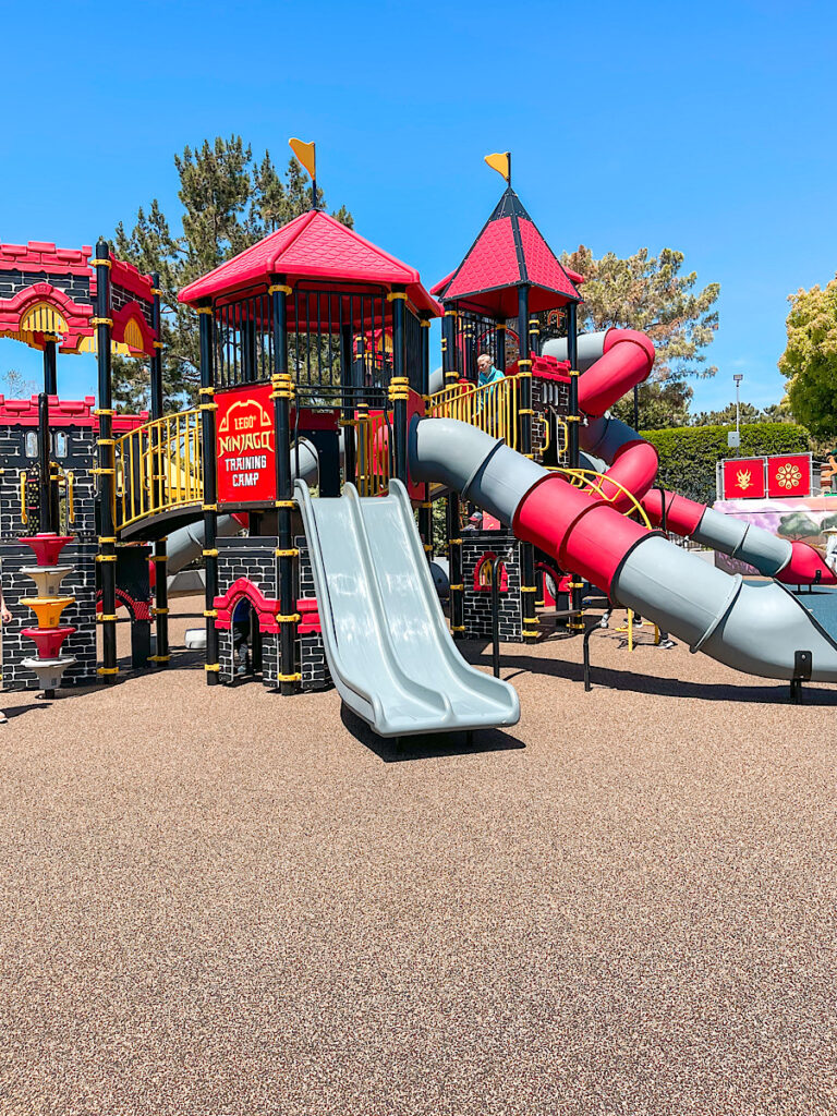 A Ninjago-themed playground at LEGOLAND California.