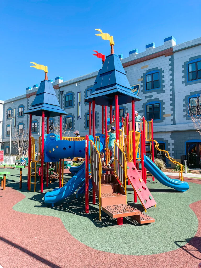 Legoland Castle Hotel playground.