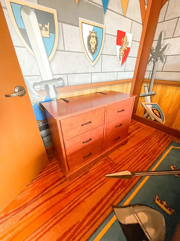 Dresser in King Bedroom.