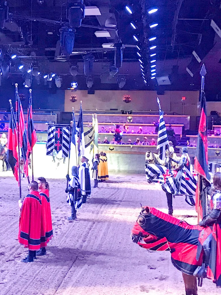 Dinner show at Medieval Times in Buena Park.