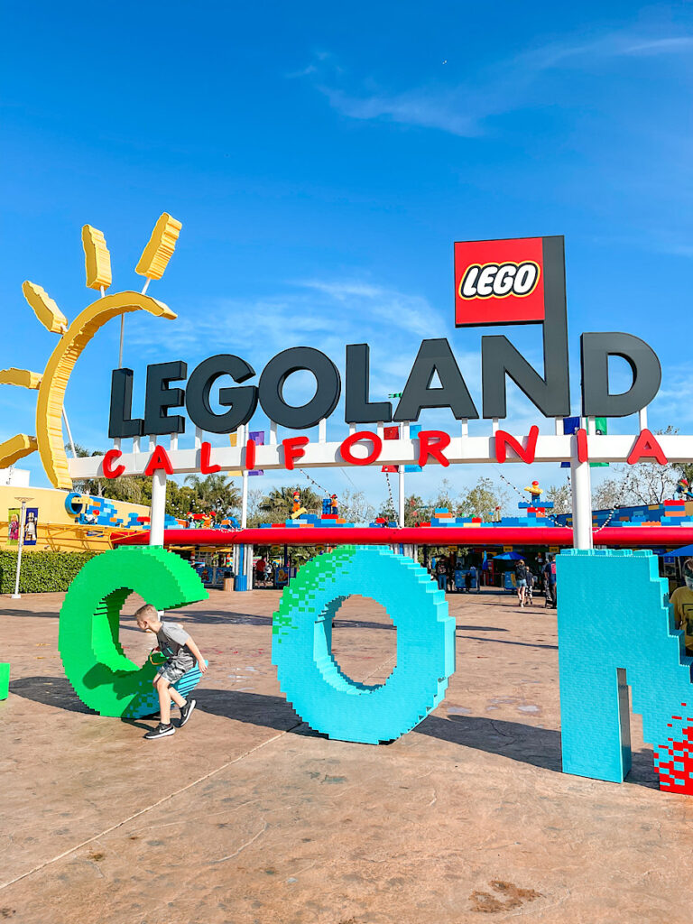 Entrance to Legoland California.
