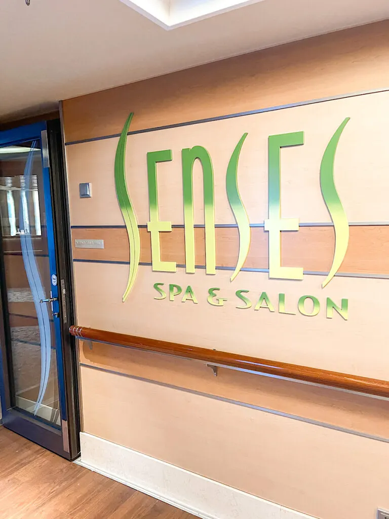 Entrance to Senses Spa on the Disney Dream.