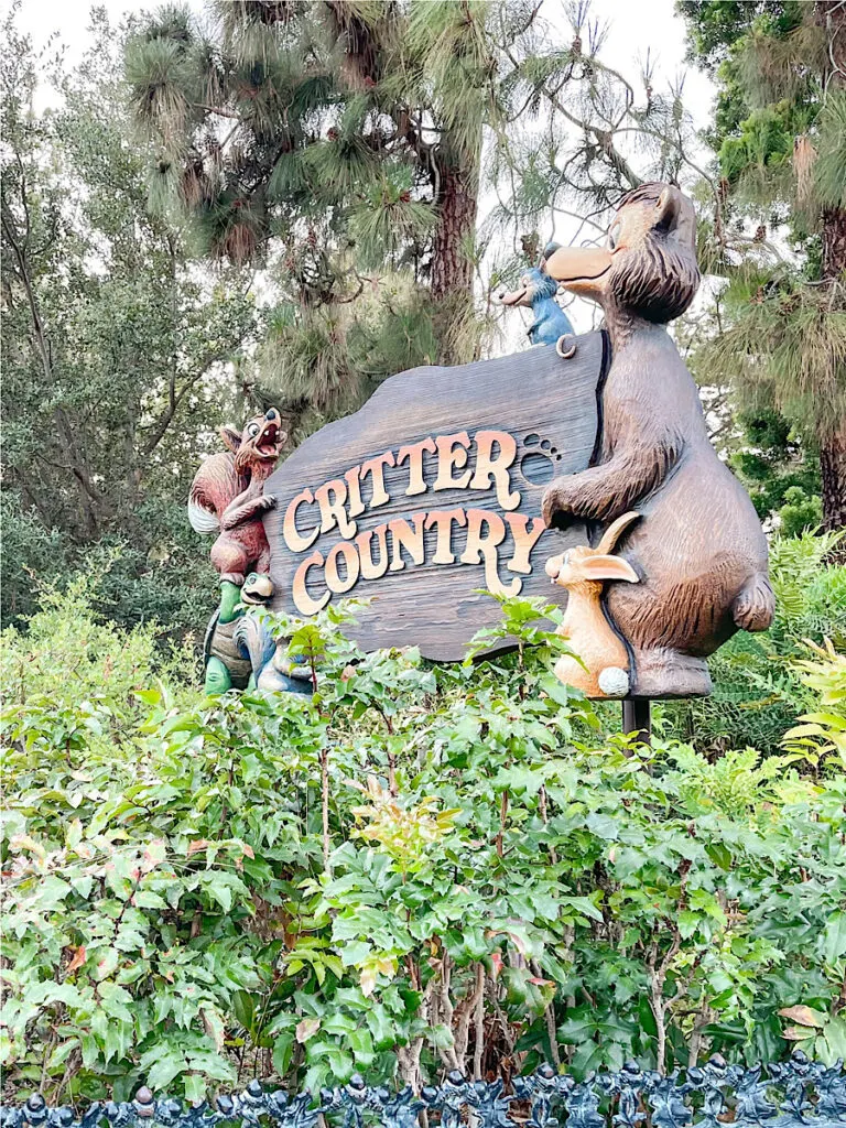 Entrance to Critter Country at Disneyland Park.