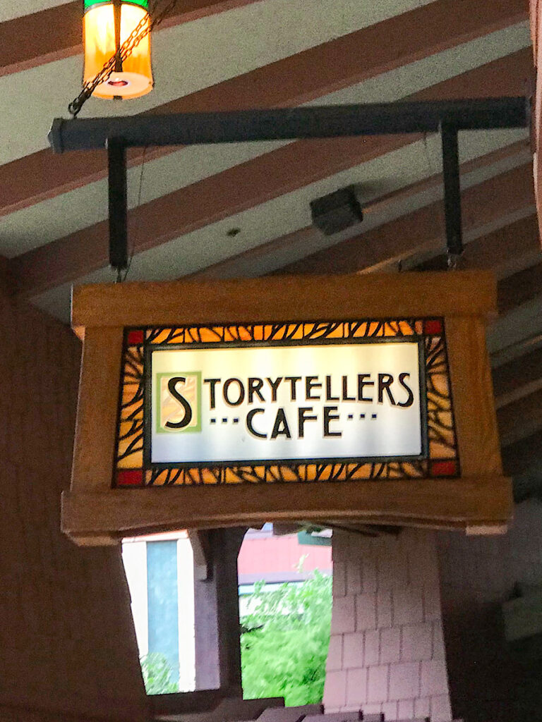 Storytellers Cafe at Disney's Grand Californian Hotel.