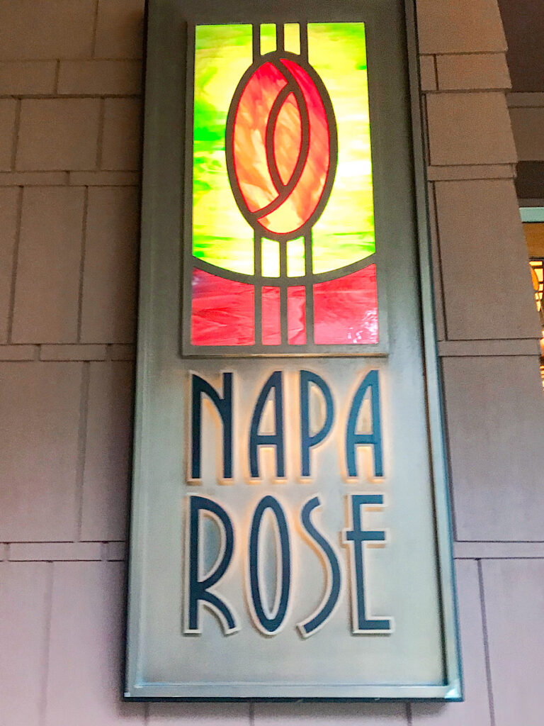 Napa Rose at Disneyland's Grand Californian Hotel.