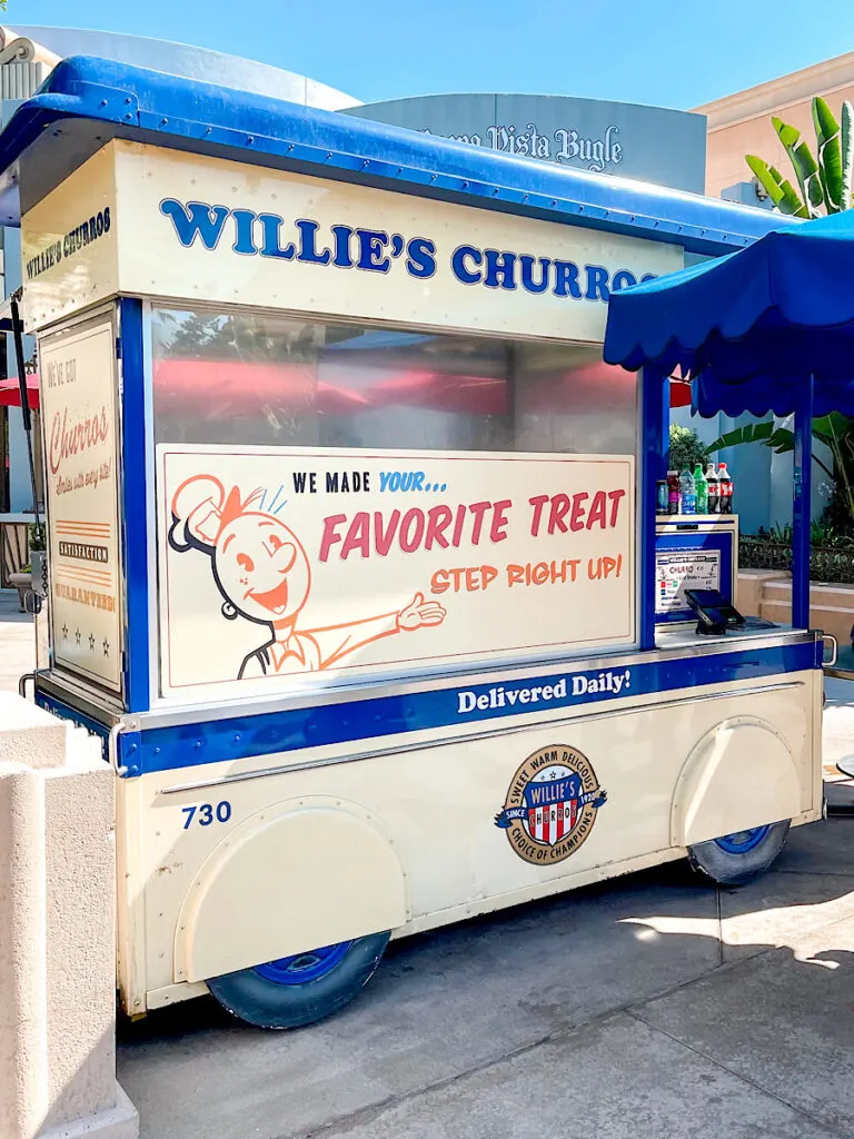 Willie's Churro Cart at Disney California Adventure.