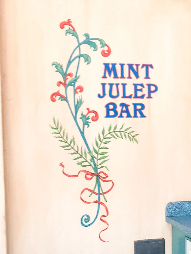 Mint Julep Bar at Disneyland in New Orleans Square.