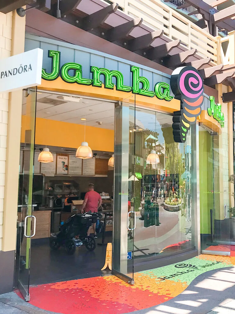 Jamba Juice location at Disneyland.