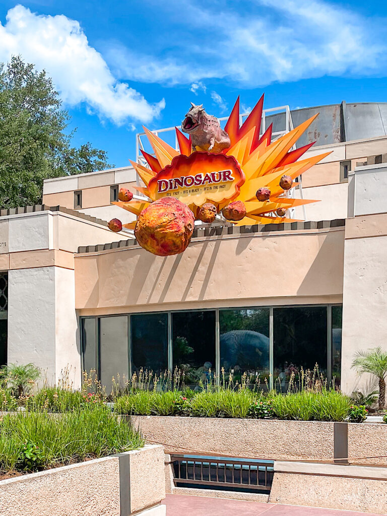 Entrance to the Dinosaur ride at Disney's Animal Kingdom.