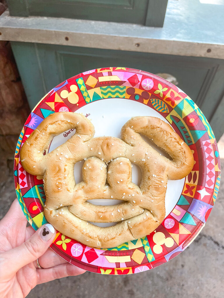 A Mickey pretzel from Disney World.