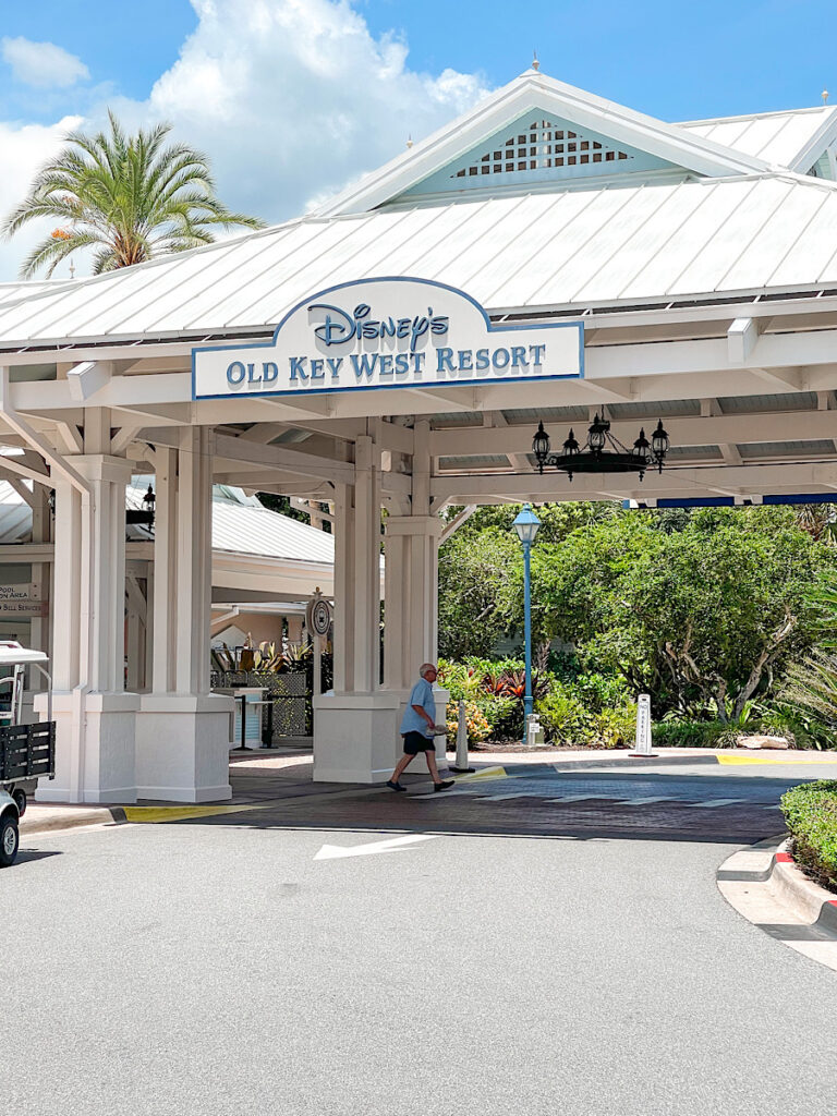 Disney's Old Key West Resort entrance.