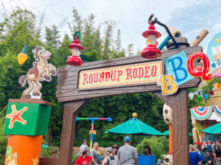 Entrance to Roundup Rodeo BBQ at Disney's Hollywood Studios.