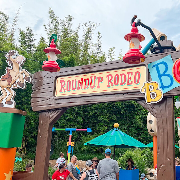 Entrance to Roundup Rodeo BBQ at Disney's Hollywood Studios.