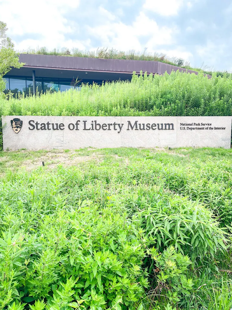 Entrance to the Statue of Liberty Museum.