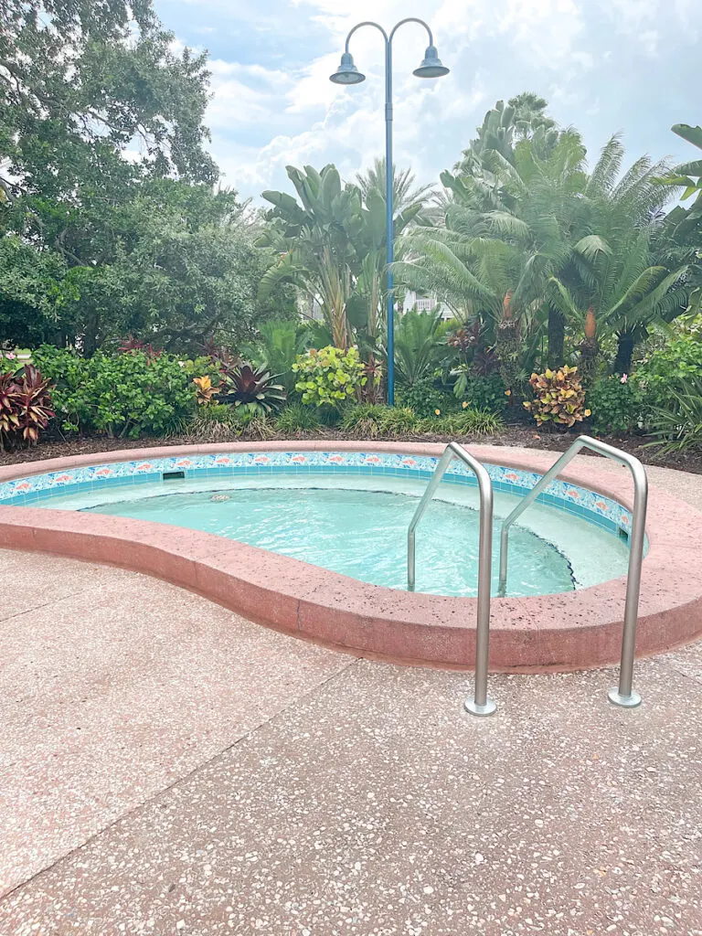 A large hot tub at Disney's Old Key West.
