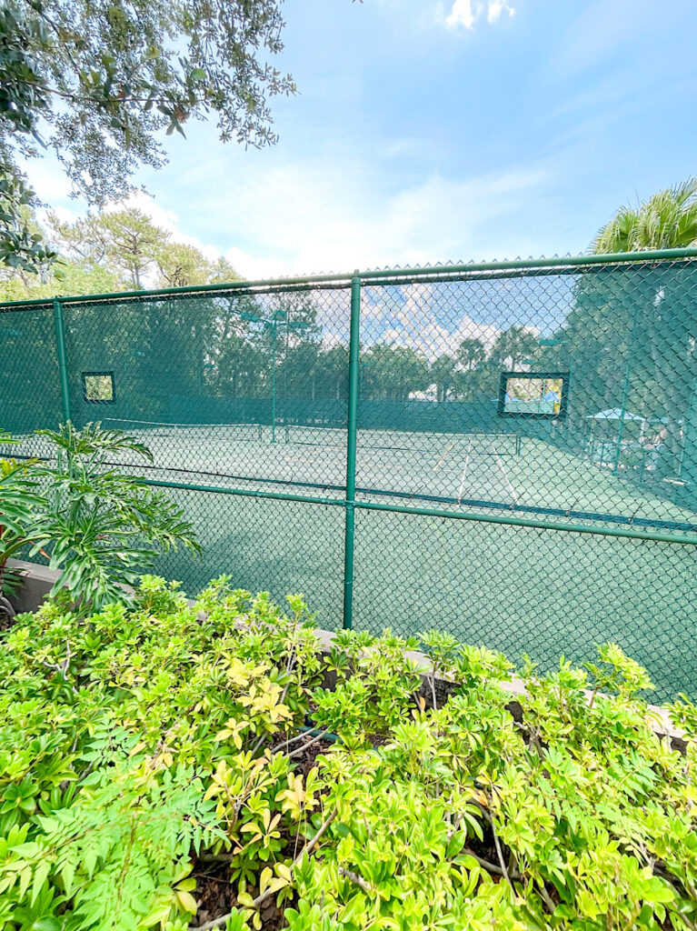 Tennis Courts at Old Key West Resort in Orlando.