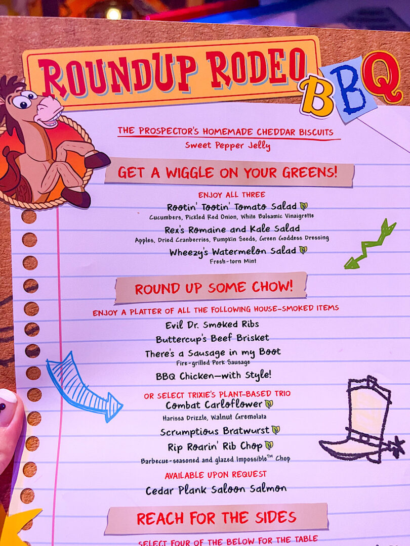 Roundup Rodeo BBQ Menu & Review - Hollywood Studios - The Mommy Mouse ...